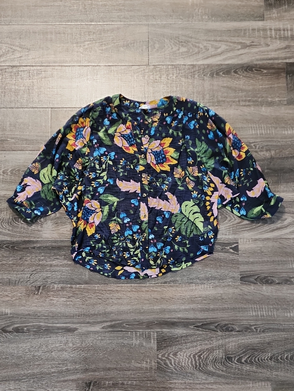 🌵 Tribal Jeans Tropical Dolman Blouse 🌵